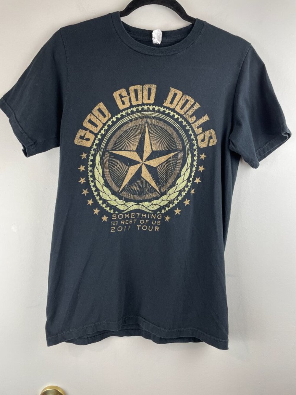 Anvil Goo Goo Dolls 2011 Tour Black T-Shirt Sz S